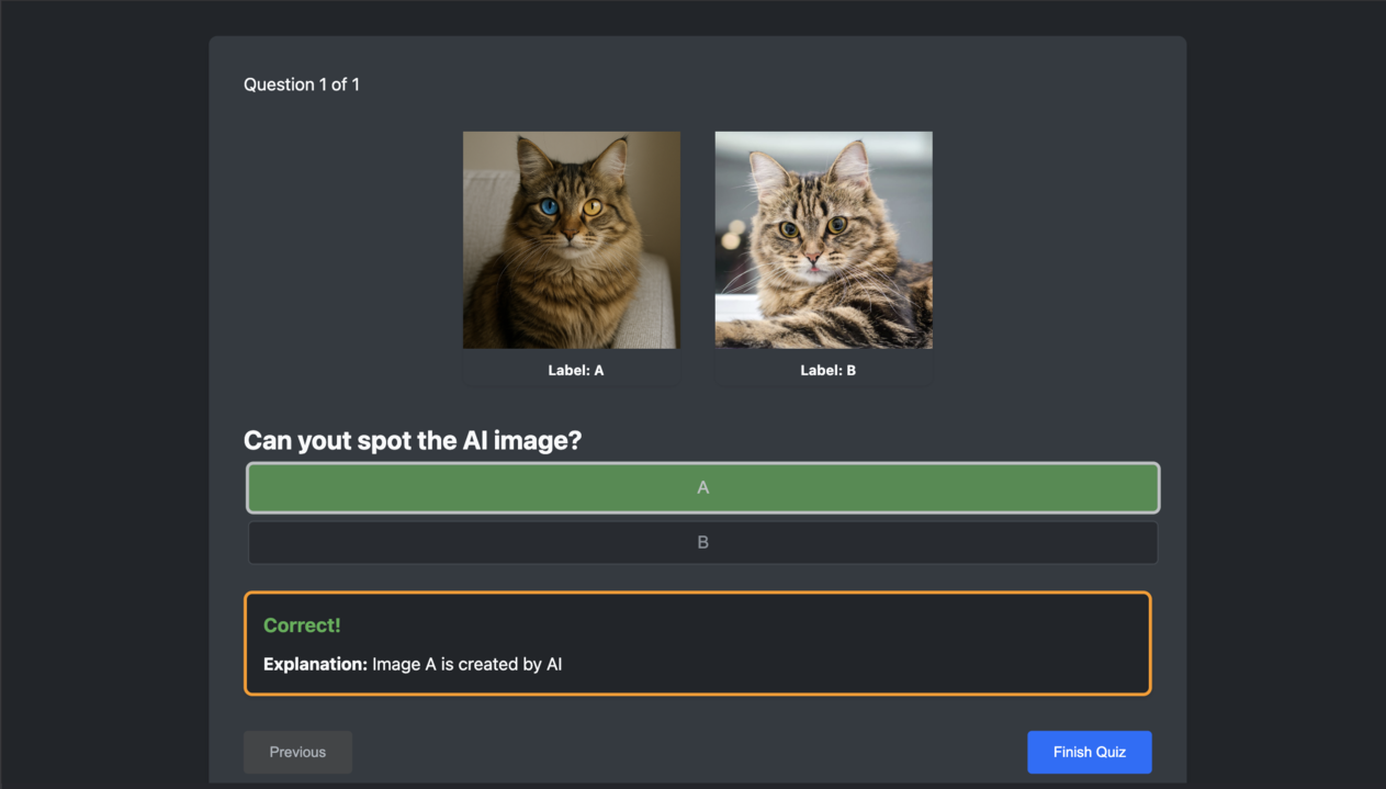Quiz App screenshot